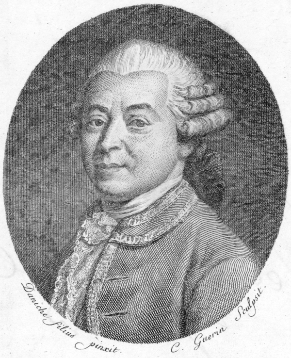 Christophe Guérin nach Jean-Georges Daniche: Johann Andreas Silbermann, Kupferstich um 1780